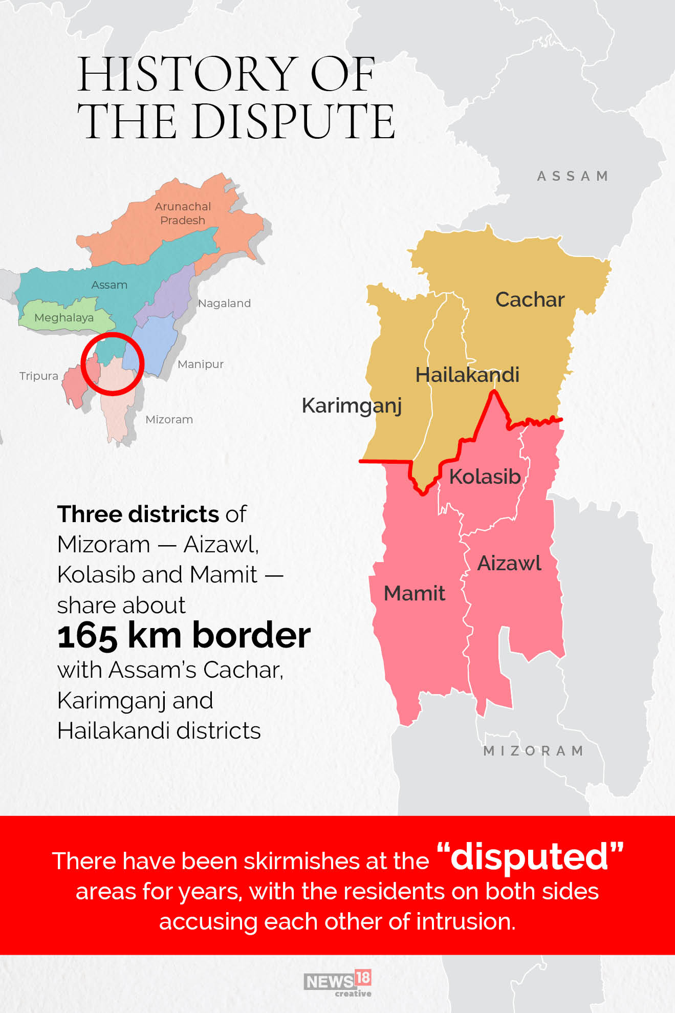 Assam-Mizoram Border Dispute: Know About Long-standing Boundary Issues ...