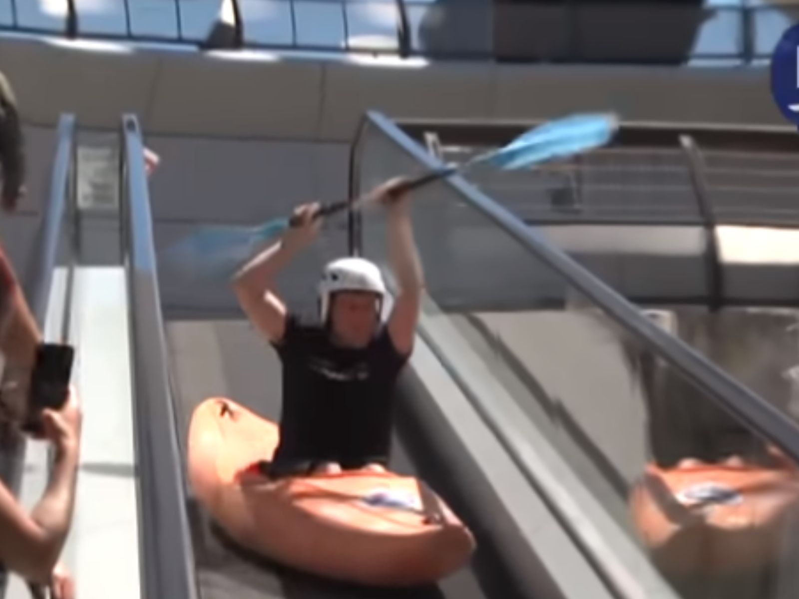 French Youtuber Recreates Olympic Events In Viral Prank Video