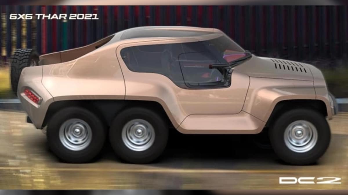 This DC-Modified Mahindra Thar 6x6 Will Cost You Rs 70 Lakh and It Looks Futuristic