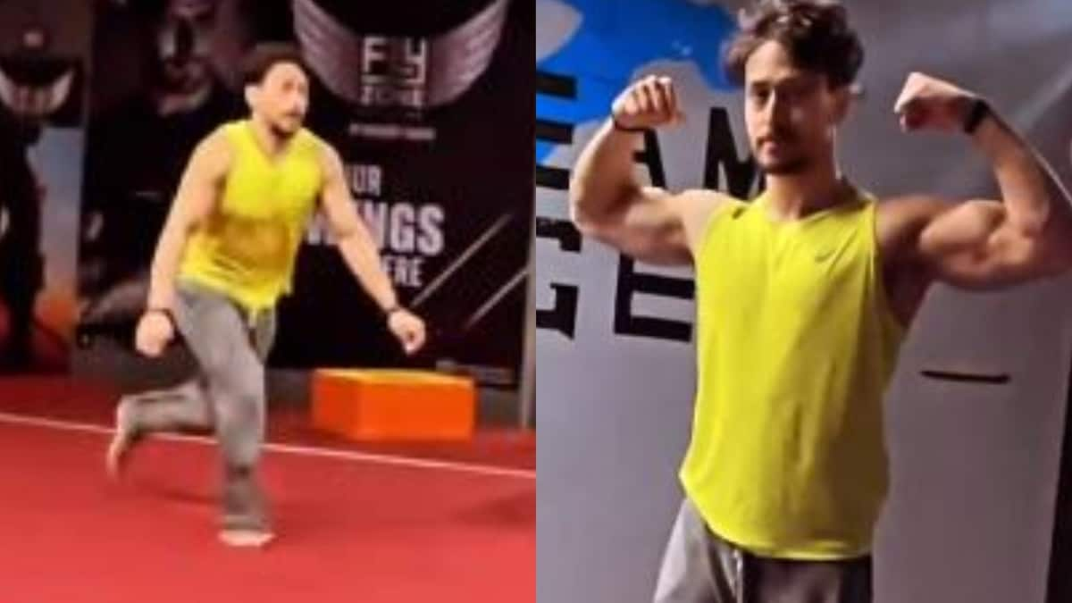 Tiger Shroff Asks Netizens 'Could I Go Higher' as He Jumps Over a Tall Mat; See Video