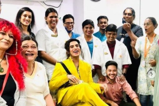 Sushant Divgikr inaugerates Hyderabad's first trans clinics. Image credits: Sushant Divgikr/Instagram.