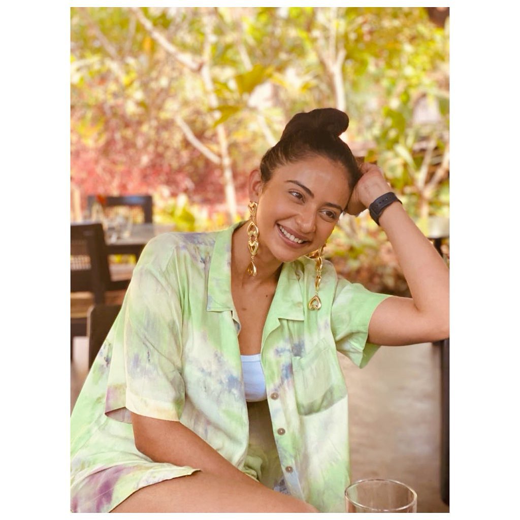 Rakul Preet Singh aces the tie-dye trend. 