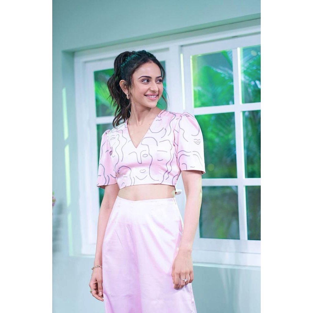 Rakul Preet Singh has been styled by Geetika Chadha.