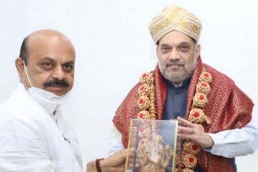 Karnataka Chief Minister Basavaraj Bommai met Union Home Minister Amit Shah on Friday.