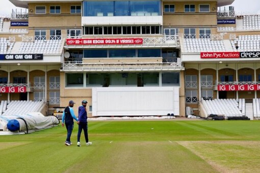 Nottingham pitch. Pic - BCCI