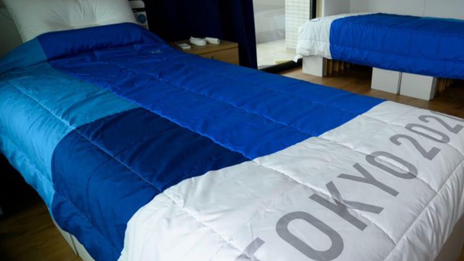 Tokyo Olympics Plastic Podiums, Recycled Medals & Cardboard Beds in