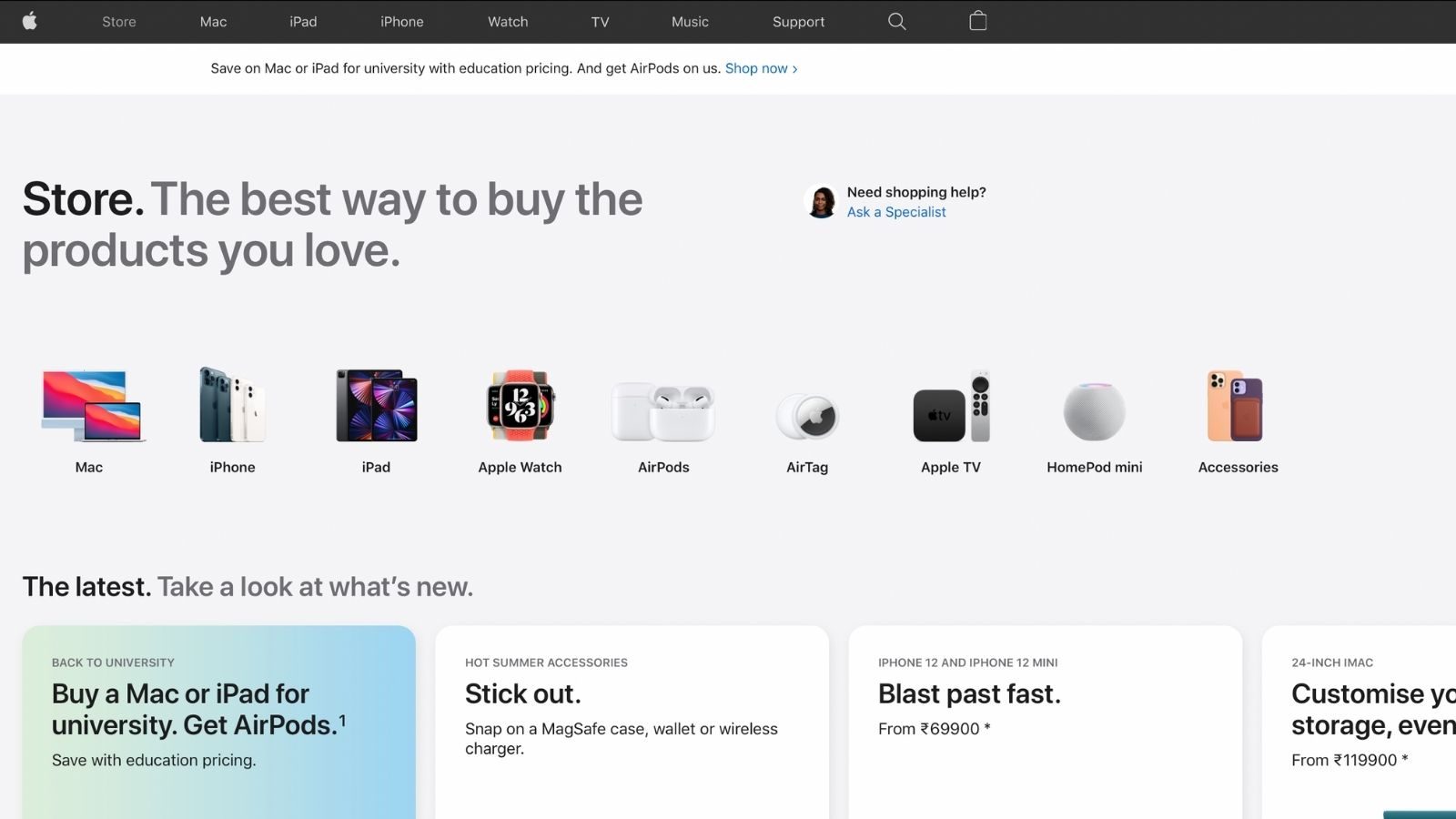 In Photos Apple India Online Store Gets A Cool New Storefront And You