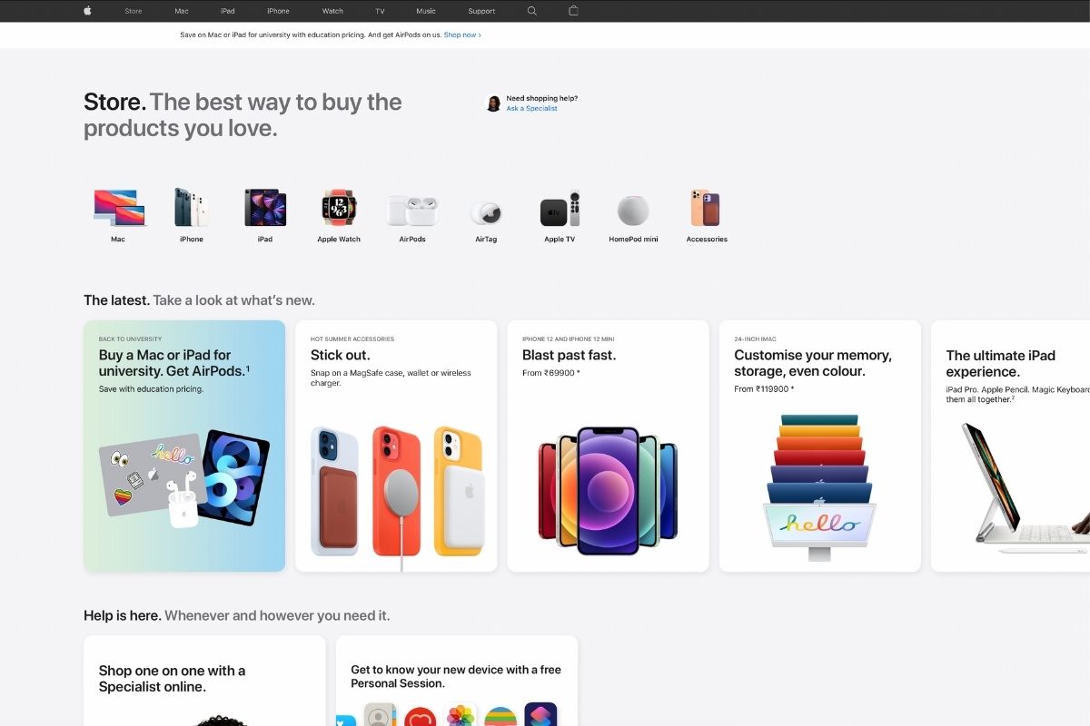 In Photos Apple India Online Store Gets A Cool New Storefront And You