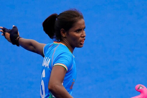 Indian women's hockey team member Vandana Katariya (AP)