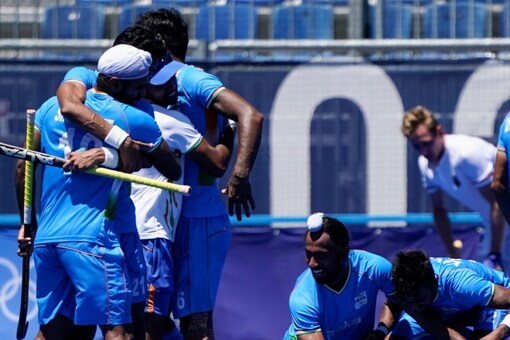 Indian men's hockey team beat Germany to bag bronze at the Tokyo Olympics. (AP Photo)