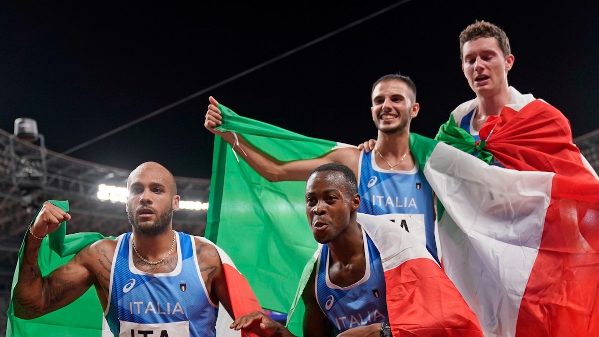 Tokyo Olympics: Italy Win First-ever Olympic Men's 4x100 Metres Relay ...