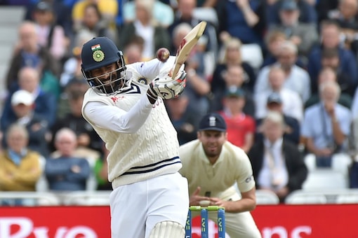 Jasprit Bumrah slammed a six for India against England.