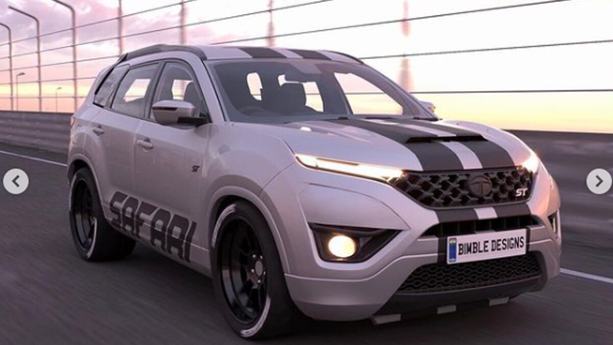 This Tata Safari Digitally Modified as a Track-Only Race Car Puts the Sport in SUV