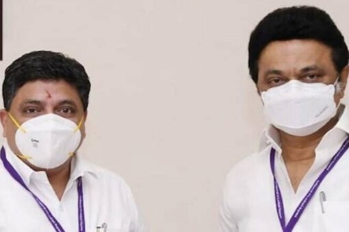 TN Finance Minister Palanivel Thiagarajan released a White Paper on the state's finances on August 9. (File photo of Palanivel Thiagarajan and CM MK Stalin) (Image: Twitter/@ptrmadurai)