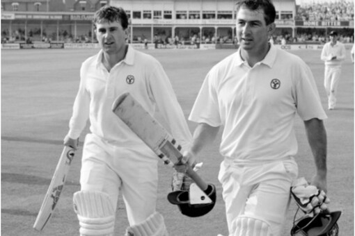 While Taylor remained unbeaten on 141, Marsh walked back after scoring an unbeaten 125 on the first day.  After sunset on the first day, the scoreboard scored 301 for no loss.  (Image: Facebook/ICC)