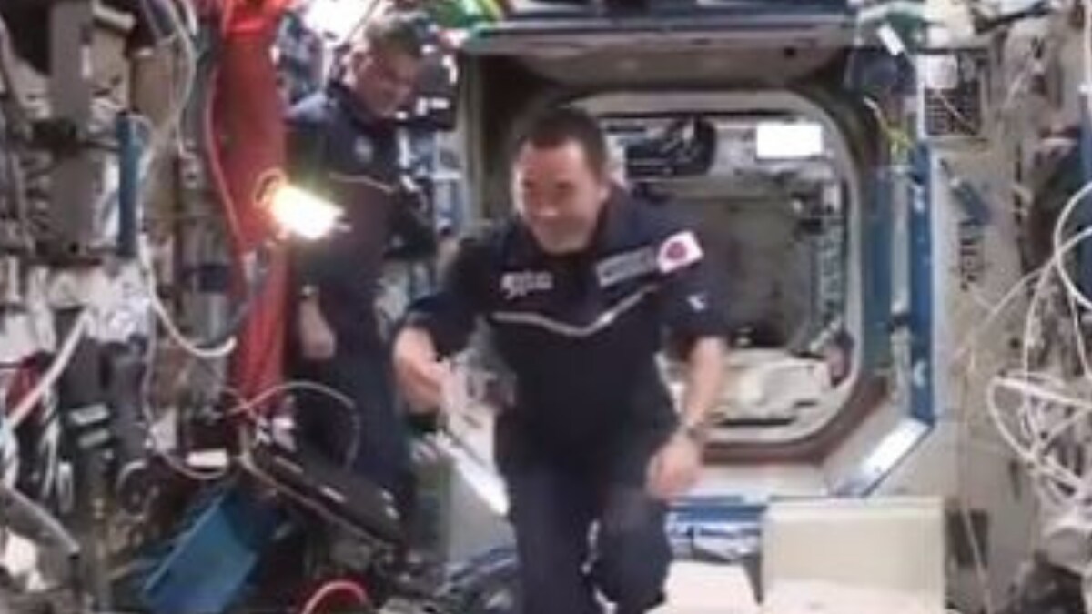 The Other Olympics: Space Swimming, Microgravity Games Aboard Space Station. Watch