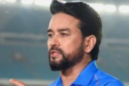 Union Sports Minister Anurag Thakur wearing India's Tokyo 2020 shirt (Twitter)