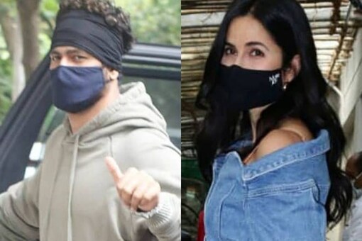 A glimpse of Vicky Kaushal and Katrina Kaif at Shershaah screening.