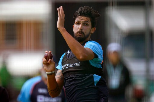 India's Ishant Sharma bowls in the nets during a practice session (AP) India's Ishant Sharma bowls in the nets during a practice session (AP)