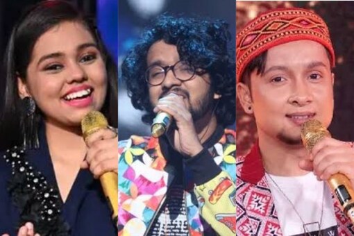 Indian Idol 12 contestants Shanmukhapriya, Nihal Tauro and Pawandeep Rajan 