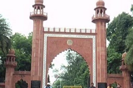 Posters were displayed on the AMU campus with "Students of Aligarh Muslim University" written on them, said, "Praying for a criminal is an unforgiving crime". (File photo: ANI)