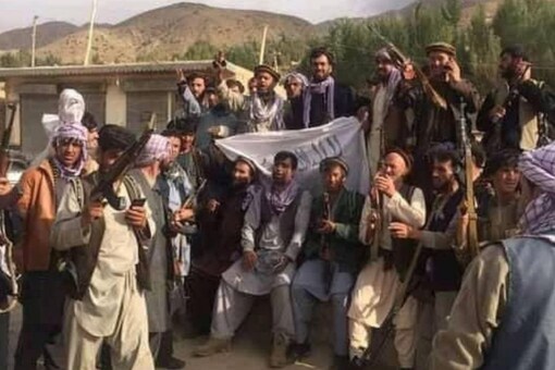 Image shared by Tajuden Soroush, a senior correspondent for UK-based Persian TV station named Iran International, on his Twitter handle. Reportedly, three districts in Afghanistan's Baghlan province recaptured by anti-Taliban force. 