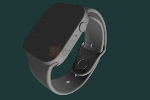 Apple Watch Series 7 is speculated to come with a flat-edge design.  (image: 91mobiles)