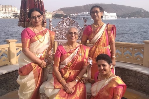 The four women who will officiate over a Durga Puja ceremony in Kolkata this year (news18) 