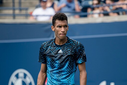 Felix Auger-Aliassime lost his opening match at Toronto Open. (AP Photo)