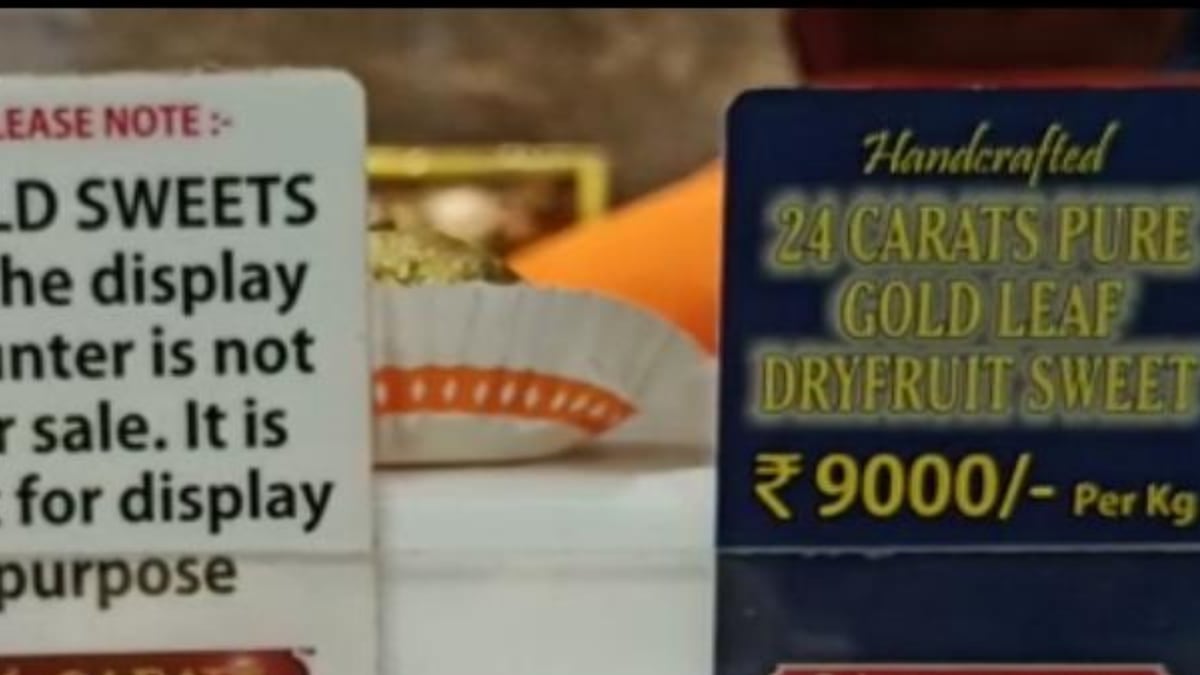 Surat Shop Sells Sweets With Real Gold at Rs 9000/Kilogram for Raksha Bandhan