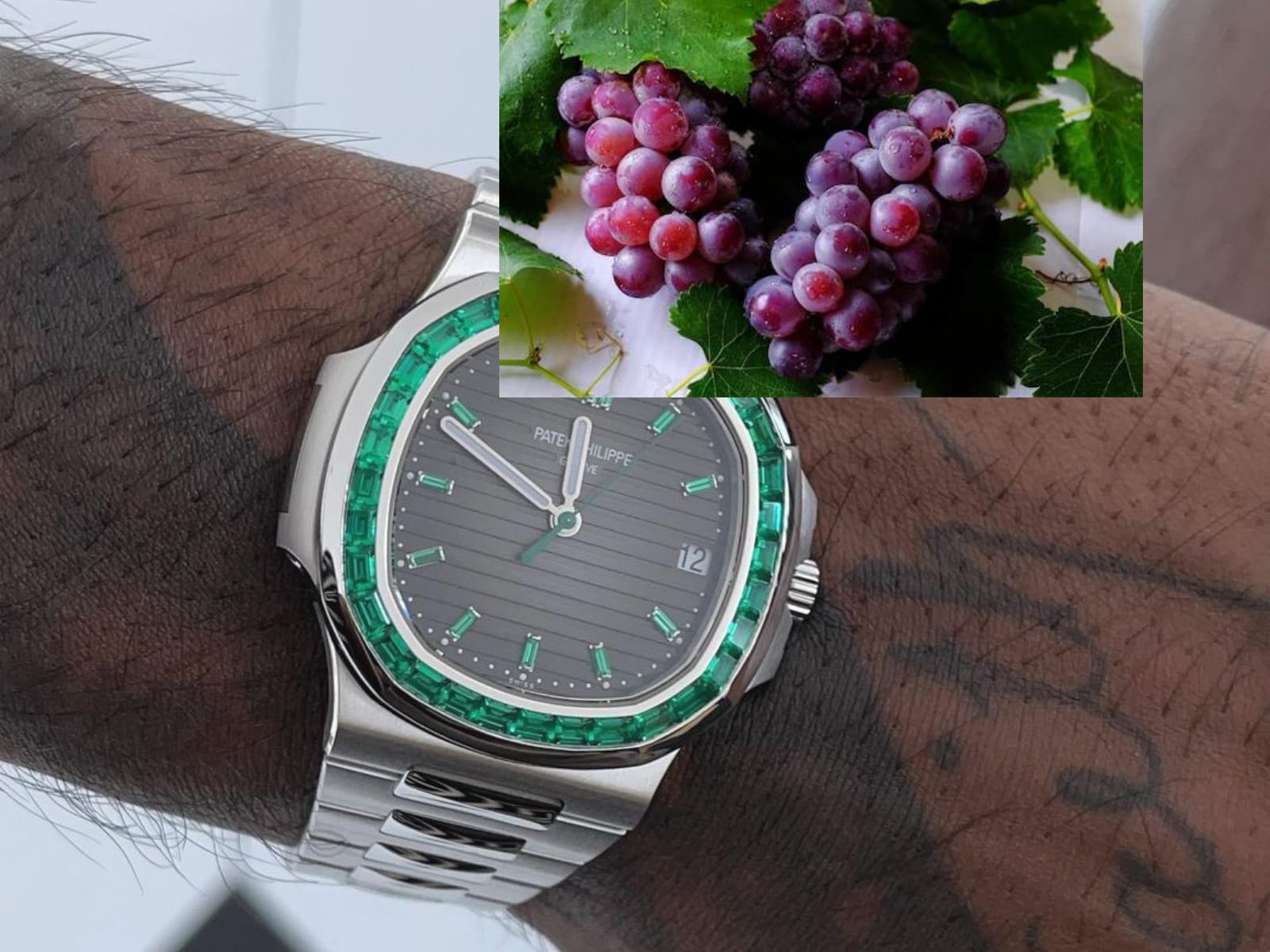Hardik Pandya's newest watch, a Patek Philippe Nautilus Platinum