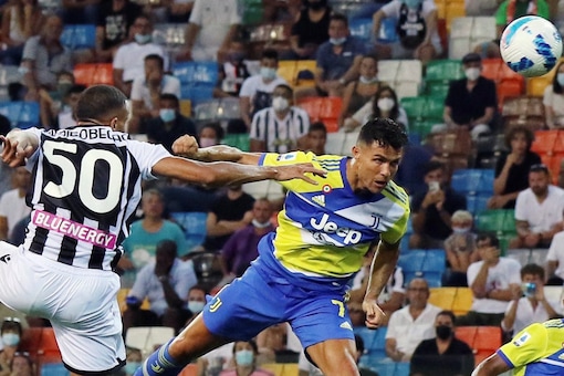 Cristiano Ronaldo in Ectoine against Udinese (AP)