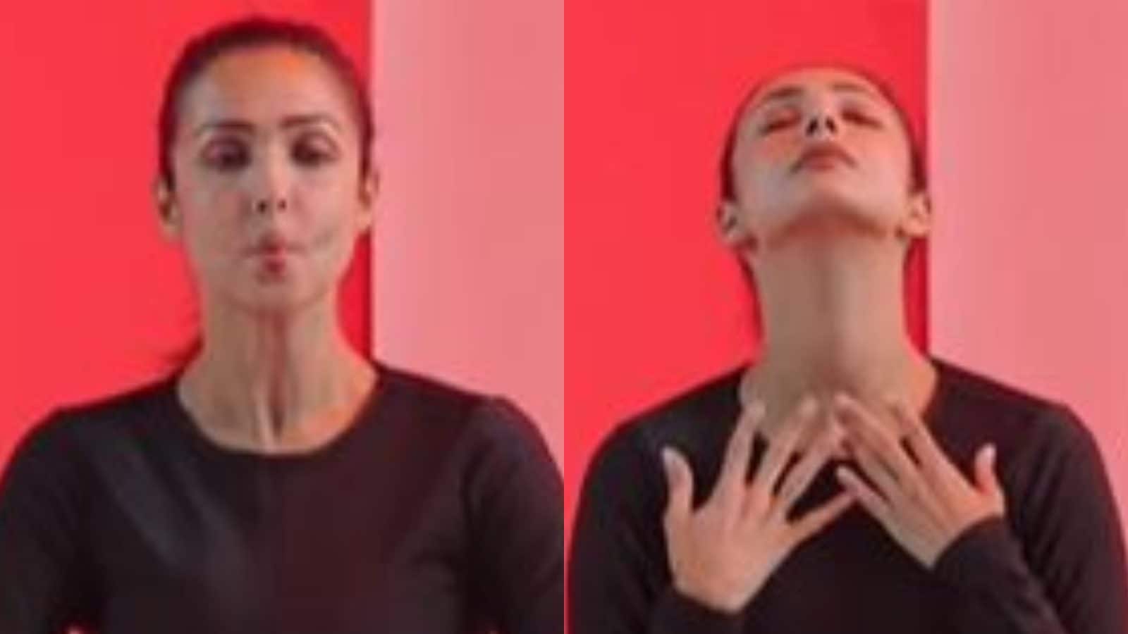 Malaika Arora Answers Burning Questions About Face Yoga in Style With Fun Video