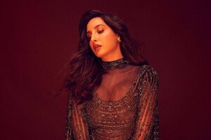 Nora Fatehi Looks Seductive In Bodycon Gown, See The Diva Flaunt Her Hourglass Figure