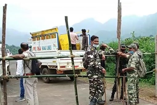 Security forces personnel deployed in the region. (Image: News18)