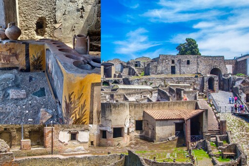 The archaeological park of Pompeii, where the exhibition is opening, is situated near the Bay of Naples in Southern Italy. (Representative Image, Credits: Instagram/massimo_osanna/Shutterstock)