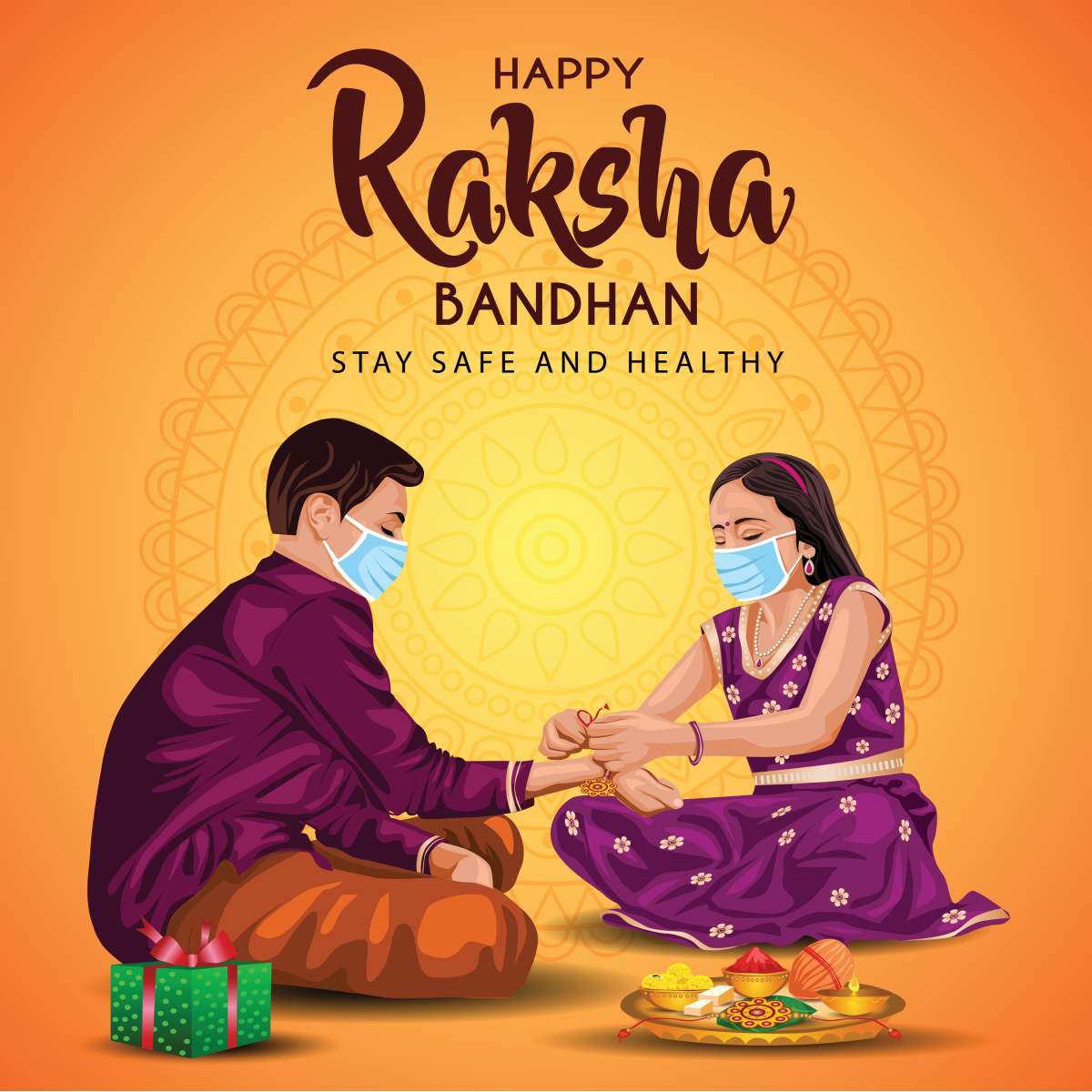 Happy raksha bandhan 2021