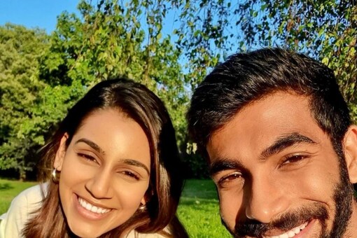Sanjana Ganesan and Jasprit Bumrah are having a great time in UK.