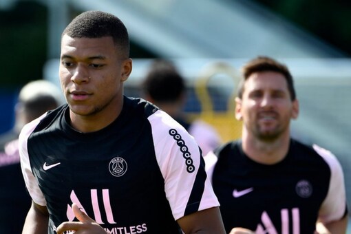 Lionel Messi and Kylian Mbappe in PSG (Twitter)