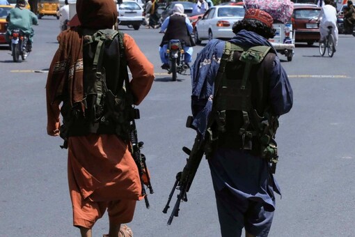 Taliban forces patrol a street in Herat, Afghanistan. (Image: Reuters)