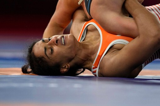 Vinesh Phogat  opened up about her struggles at Tokyo Olympics. (AP Photo)