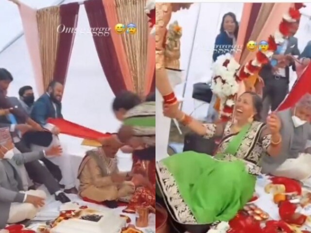 Wedding Guests Hold Intense Tug-of-war Inside Mandap, Viral Video Will Make  You Gasp - News18
