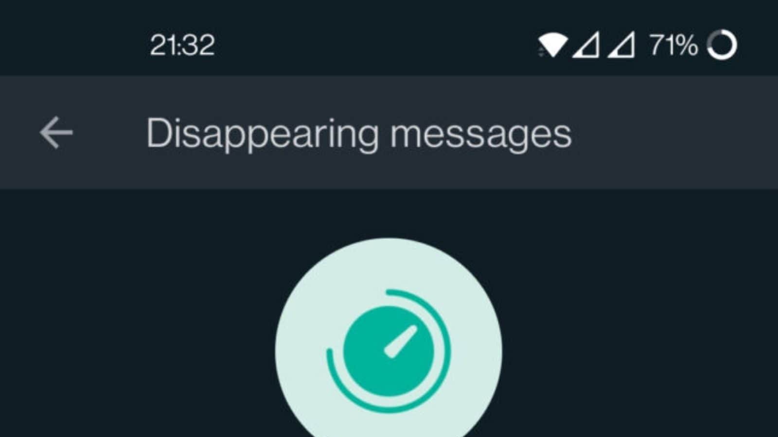 what is disappearing messages on whatsapp