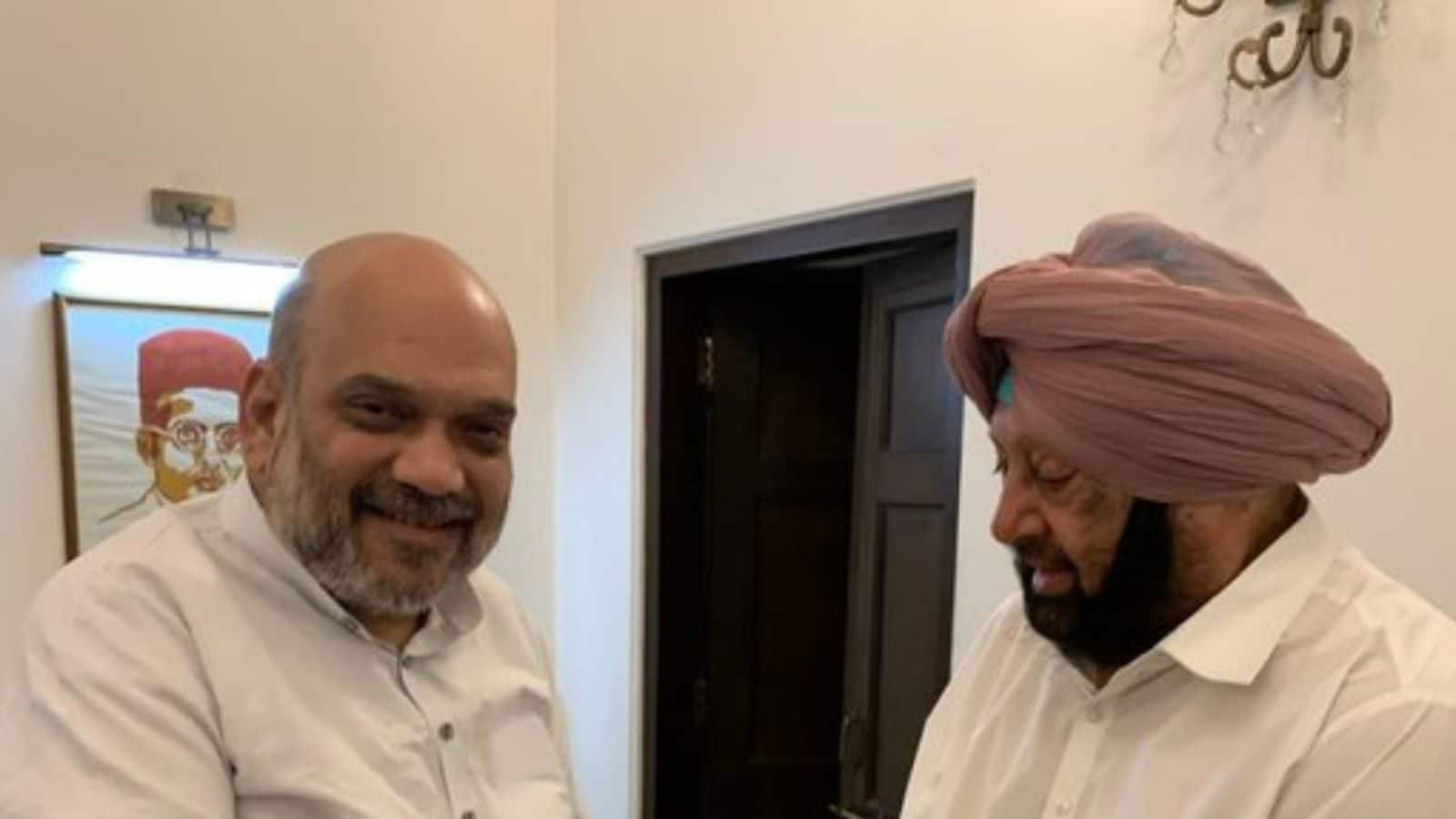 Capt Amarinder Said This About His Meeting With Home Minister Amit Shah