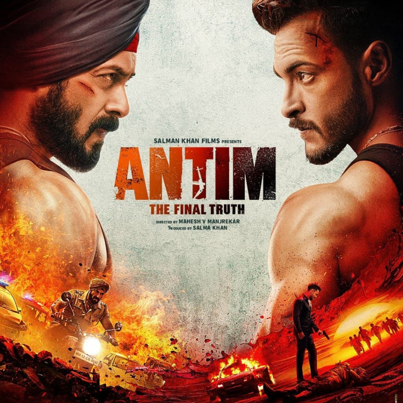 Antim First Poster Shows Ferocious Showdown Between Salman Khan and Aayush  Sharma