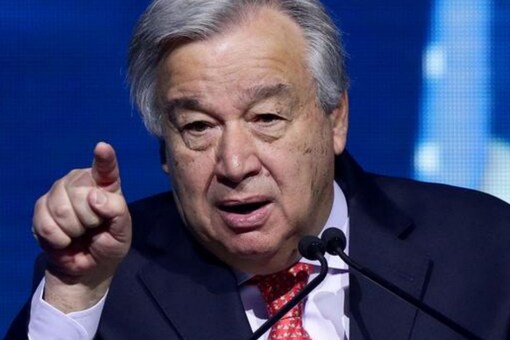"It's time to say: enough," Guterres told world leaders gathered in the Scottish city of Glasgow for the conference.    (File photo/Reuters)