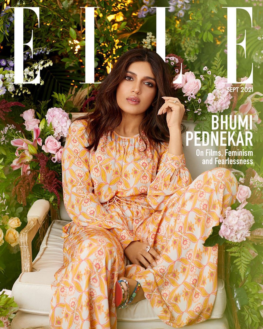 Bhumi Pednekar gives spring vibes in the floral dress.