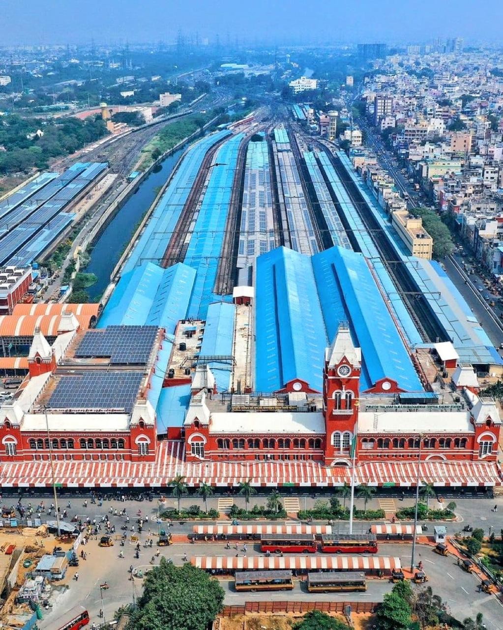 Indian Railways' Chennai Central Station is Now Fully Powered by Solar
