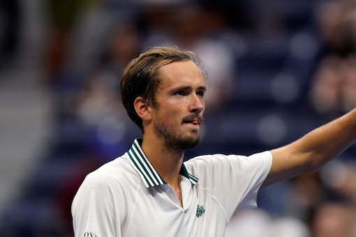 Daniil Medvedev postoupil do čtvrtfinále US Open.  (Foto AP)