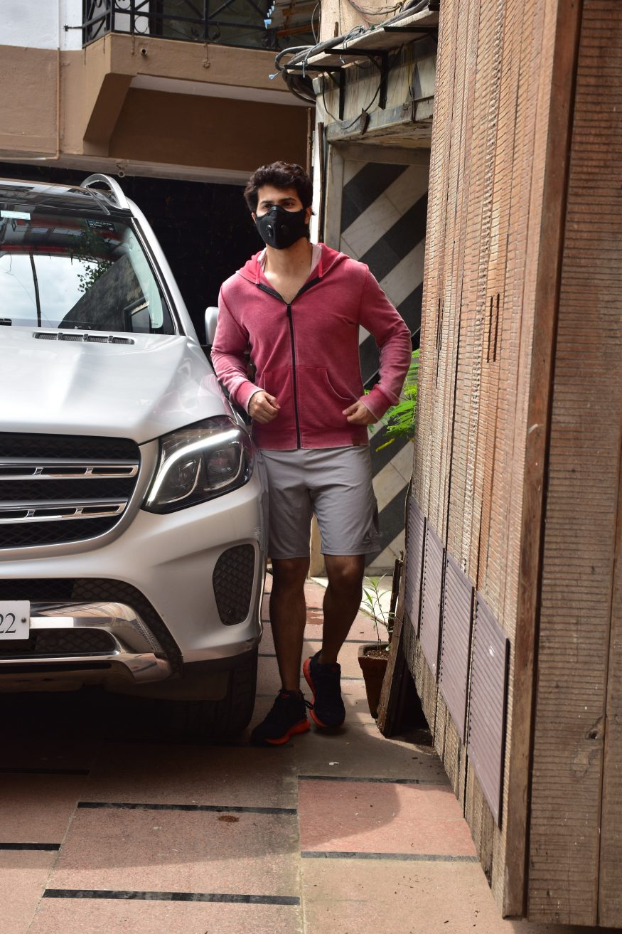 Varun Dhawan seen outside the gym.